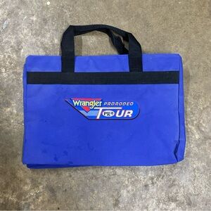 Vintage Blue PRCA Wrangler Pro Rodeo Tour Duffel Bag